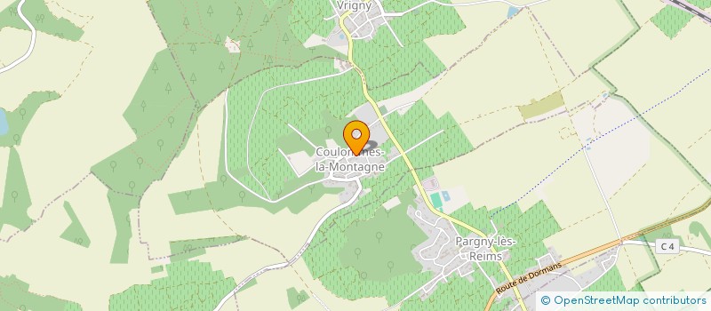 localisation de l'entreprise MONSIEUR JULIAN BERNIER  COULOMMES-LA-MONTAGNE