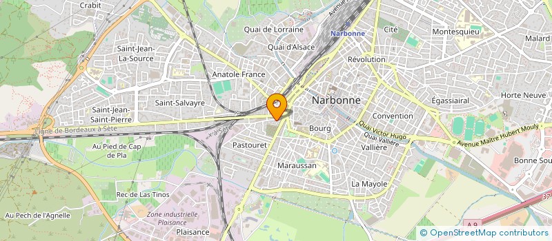 localisation de l'entreprise MONSIEUR JULIAN BOYER à NARBONNE