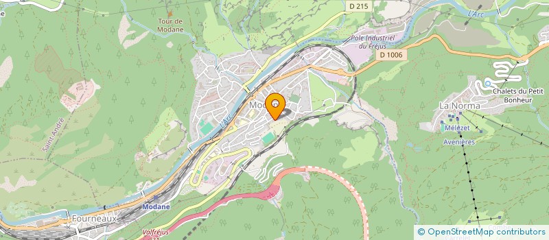 localisation de l'entreprise MONSIEUR JULIAN BRUN à MODANE