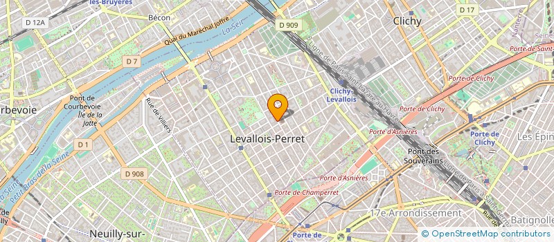 localisation de l'entreprise MONSIEUR JULIAN CORNELLA à LEVALLOIS-PERRET
