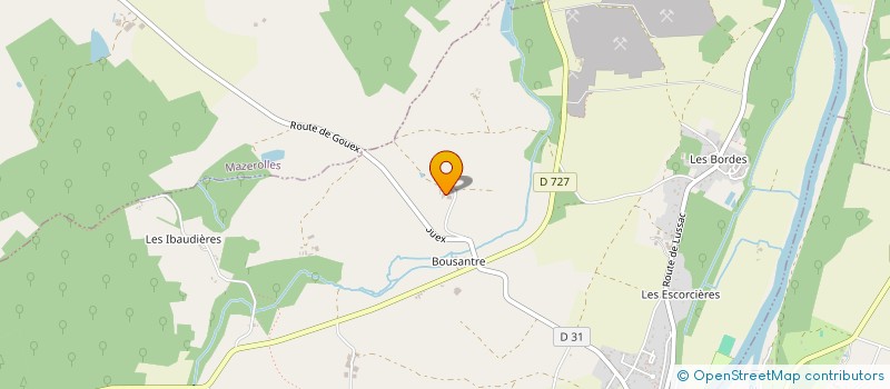 localisation de l'entreprise MONSIEUR JULIAN CROSO  GOUEX