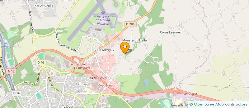 localisation de l'entreprise MONSIEUR JULIAN CUVILLIEZ à MORLAIX