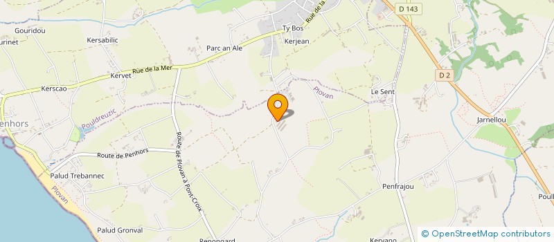 localisation de l'entreprise MONSIEUR JULIAN DAERON à PLOVAN