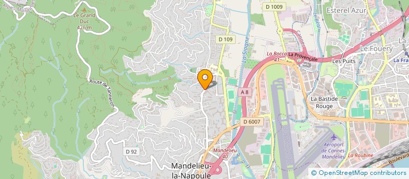localisation de l'entreprise MONSIEUR JULIAN DEL BOSQUE à MANDELIEU-LA-NAPOULE