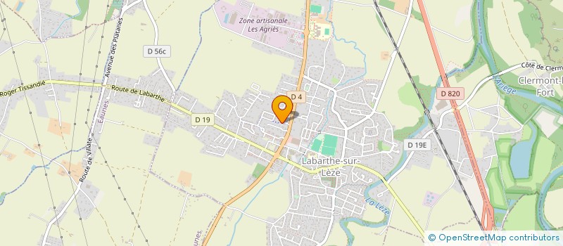 localisation de l'entreprise MONSIEUR JULIAN DELOCHE  LABARTHE-SUR-LEZE