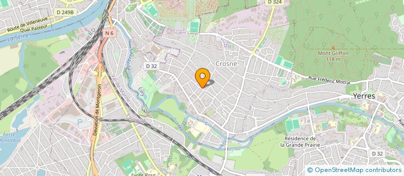 localisation de l'entreprise MONSIEUR JULIAN DOS SANTOS GUTERRES  CROSNE