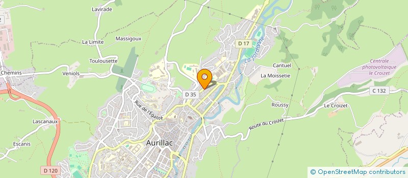 localisation de l'entreprise MONSIEUR JULIAN DUBOIS à AURILLAC