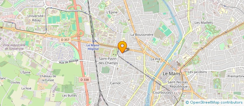 localisation de l'entreprise MONSIEUR JULIAN DUCHANT  LE MANS