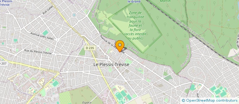 localisation de l'entreprise MONSIEUR JULIAN DUPUY  LE PLESSIS-TREVISE