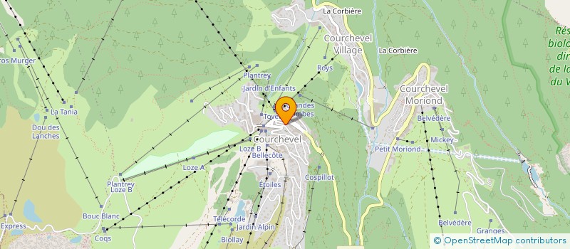 localisation de l'entreprise MONSIEUR JULIAN DUTTSON à COURCHEVEL