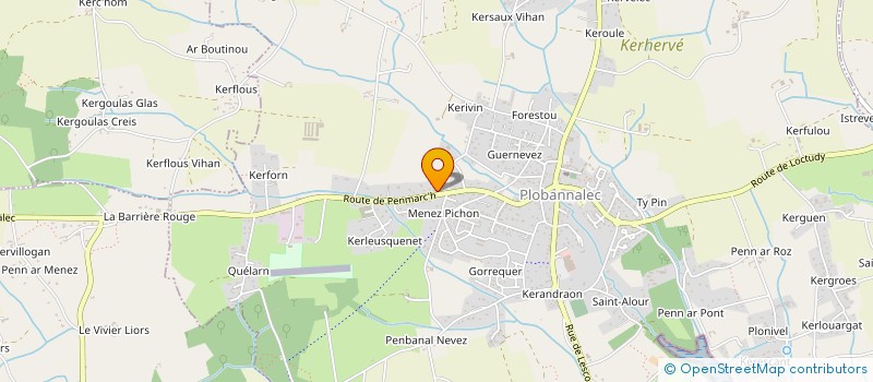 localisation de l'entreprise MONSIEUR JULIAN FLAGEUL  PLOBANNALEC-LESCONIL