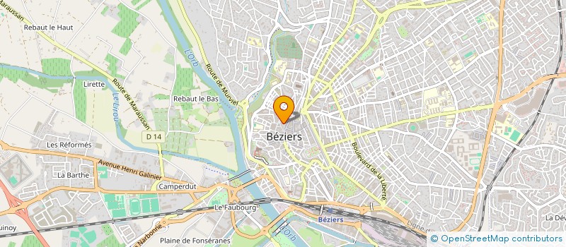 localisation de l'entreprise MONSIEUR JULIAN GARCIA  BEZIERS