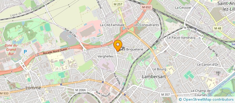 localisation de l'entreprise MONSIEUR JULIAN GHEERARDYN à LAMBERSART