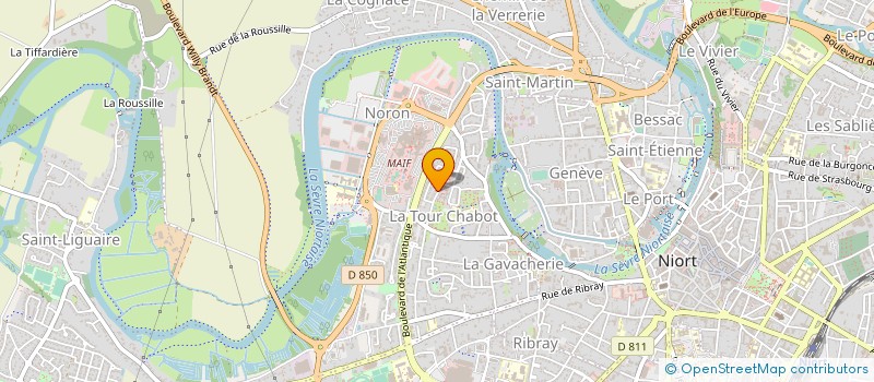 localisation de l'entreprise MONSIEUR JULIAN GILLIER  NIORT