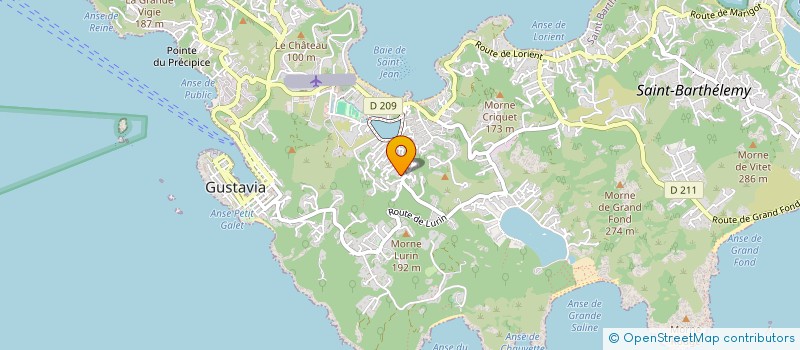 localisation de l'entreprise MONSIEUR JULIAN GREAUX à SAINT-BARTHELEMY