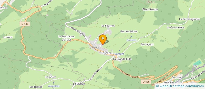 localisation de l'entreprise MONSIEUR JULIAN GREE  LAJOUX