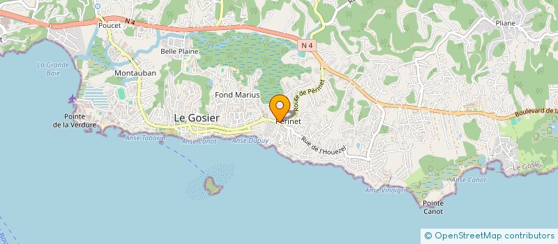 localisation de l'entreprise MONSIEUR JULIAN GUILBAUD à LE GOSIER
