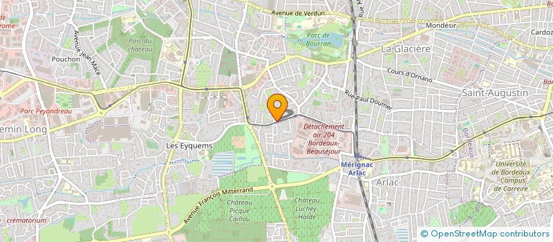 localisation de l'entreprise MONSIEUR JULIAN HOSTINGUE  MERIGNAC