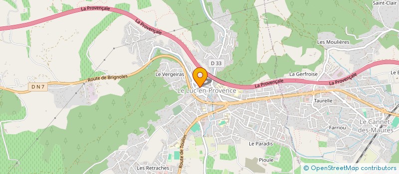 localisation de l'entreprise MONSIEUR JULIAN INFANTE  LE LUC