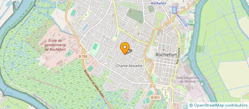 localisation de l'entreprise MONSIEUR JULIAN JAMIN  LE CHATEAU-D'OLERON