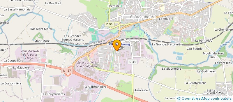 localisation de l'entreprise MONSIEUR JULIAN JOSEPH  CHATEAUBOURG