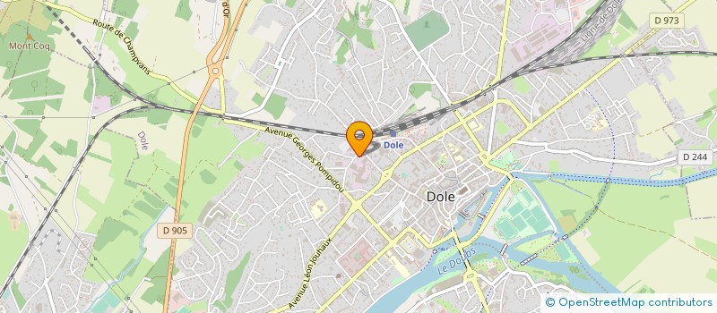 localisation de l'entreprise MONSIEUR JULIAN LALA à DOLE