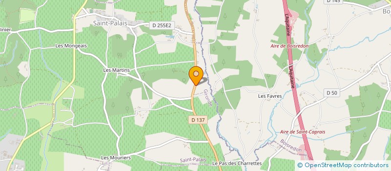 localisation de l'entreprise MONSIEUR JULIAN LEGER  SAINT-PALAIS