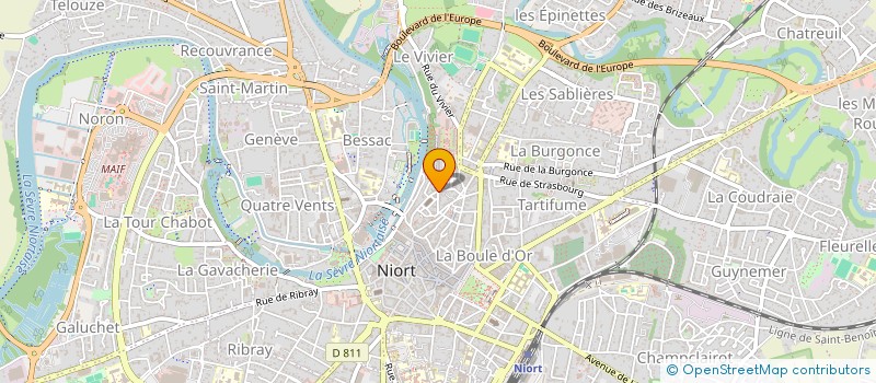 localisation de l'entreprise MONSIEUR JULIAN LEGROS  NIORT