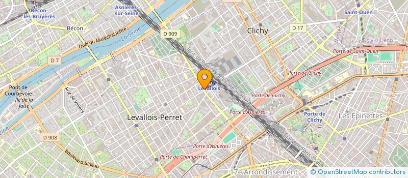 localisation de l'entreprise MONSIEUR JULIAN MARTIN MUNOZ à LEVALLOIS-PERRET
