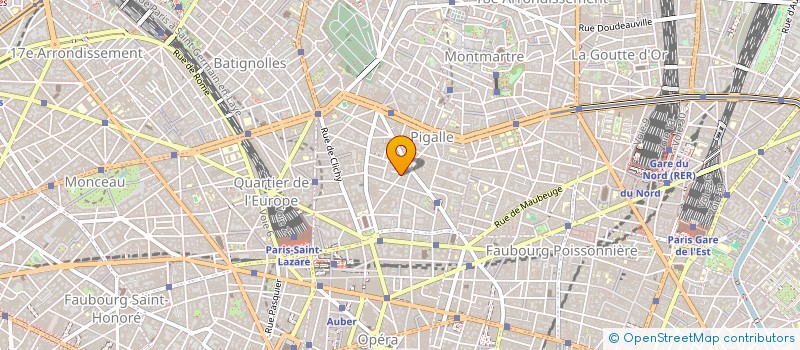 localisation de l'entreprise MONSIEUR JULIAN MARTINEAU  PARIS