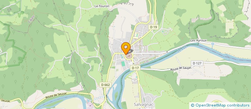 localisation de l'entreprise MONSIEUR JULIAN MILLOT  CAJARC