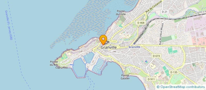 localisation de l'entreprise MONSIEUR JULIAN PANIAGUA  GRANVILLE