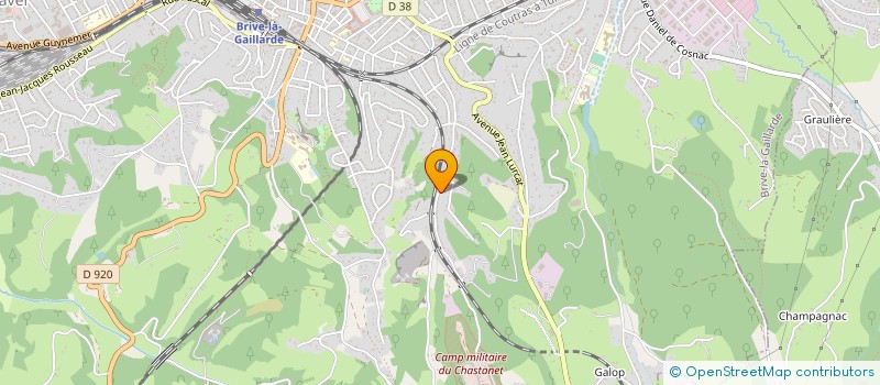 localisation de l'entreprise MONSIEUR JULIAN PARE  BRIVE-LA-GAILLARDE