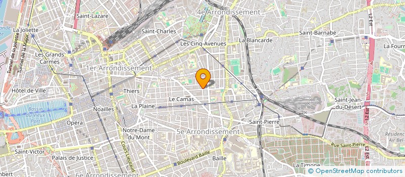 localisation de l'entreprise MONSIEUR JULIAN PARISIO  MARSEILLE