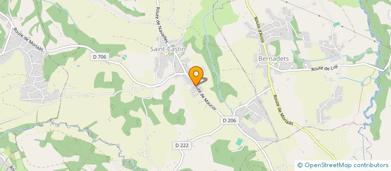 localisation de l'entreprise MONSIEUR JULIAN PAYET  SAINT-CASTIN