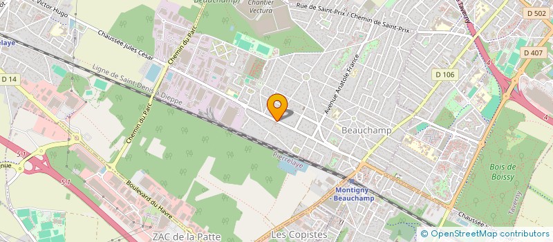 localisation de l'entreprise MONSIEUR JULIAN PAZ SANCHEZ à BEAUCHAMP