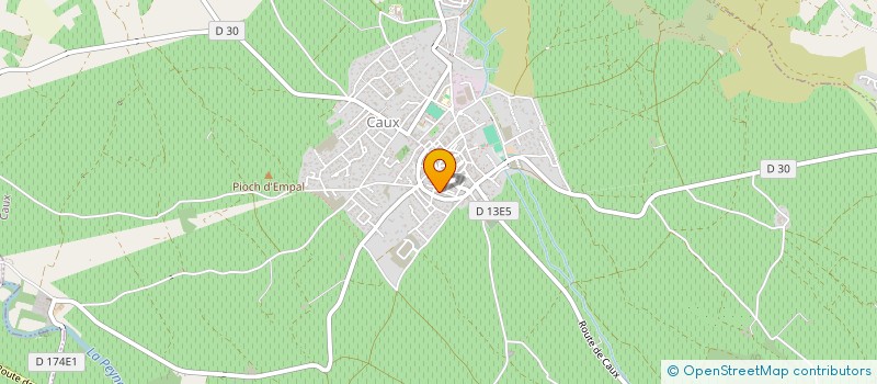 localisation de l'entreprise MONSIEUR JULIAN PETRIE  CAUX