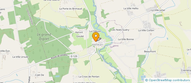 localisation de l'entreprise MONSIEUR JULIAN PICARD à HELLEAN