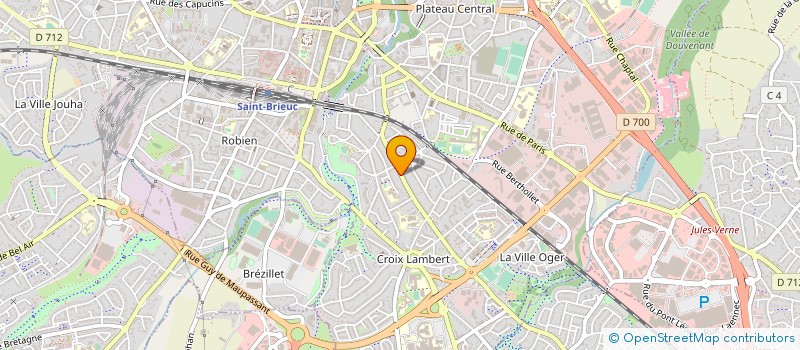 localisation de l'entreprise MONSIEUR JULIAN POULNAIS à SAINT-BRIEUC
