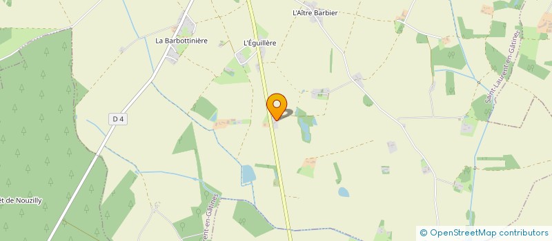 localisation de l'entreprise MONSIEUR JULIAN PUISAIS  SAINT-LAURENT-EN-GATINES