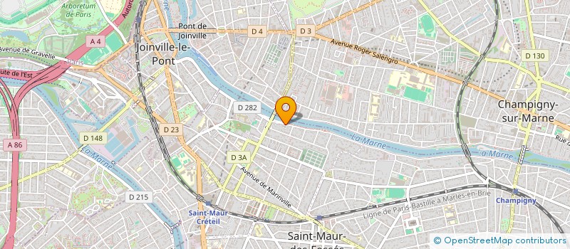 localisation de l'entreprise MONSIEUR JULIAN QUEUGNIET à CRETEIL