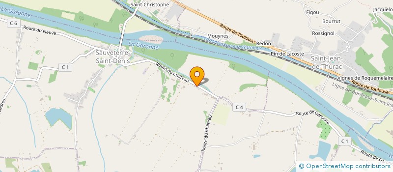 localisation de l'entreprise MONSIEUR JULIAN RODRIGUEZ  SAUVETERRE-SAINT-DENIS