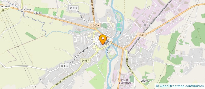 localisation de l'entreprise MONSIEUR JULIAN ROMERO  SAINT-POURCAIN-SUR-SIOULE