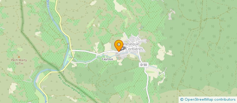 localisation de l'entreprise MONSIEUR JULIAN ROUCHE  VILLESEQUE-DES-CORBIERES