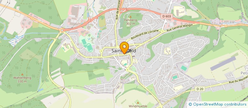 localisation de l'entreprise MONSIEUR JULIAN SADAOULI  SAINT-AVOLD