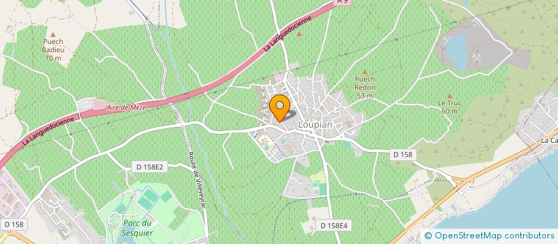 localisation de l'entreprise MONSIEUR JULIAN SAEZ  LOUPIAN