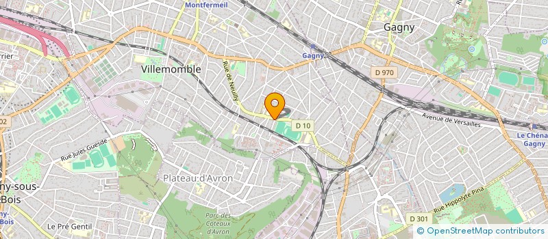 localisation de l'entreprise MONSIEUR JULIAN SANDU  VILLEMOMBLE