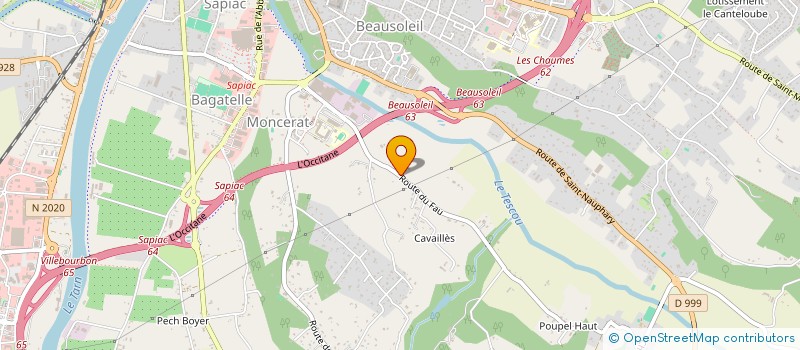 localisation de l'entreprise MONSIEUR JULIAN SOULIE  MONTAUBAN