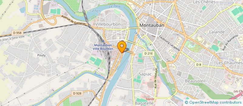 localisation de l'entreprise MONSIEUR JULIAN TONELLO  MONTAUBAN