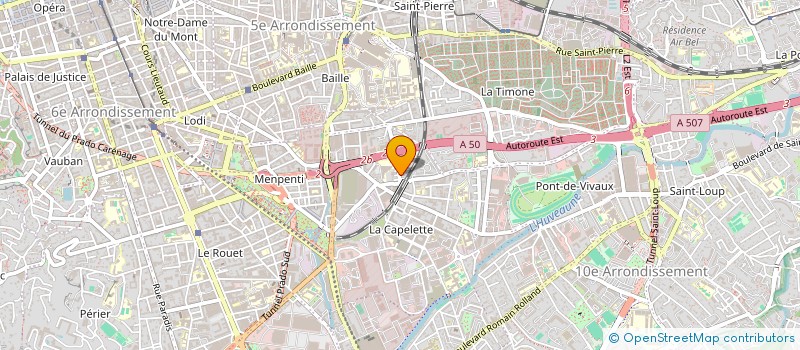 localisation de l'entreprise MONSIEUR JULIAN TOUATI à MARSEILLE